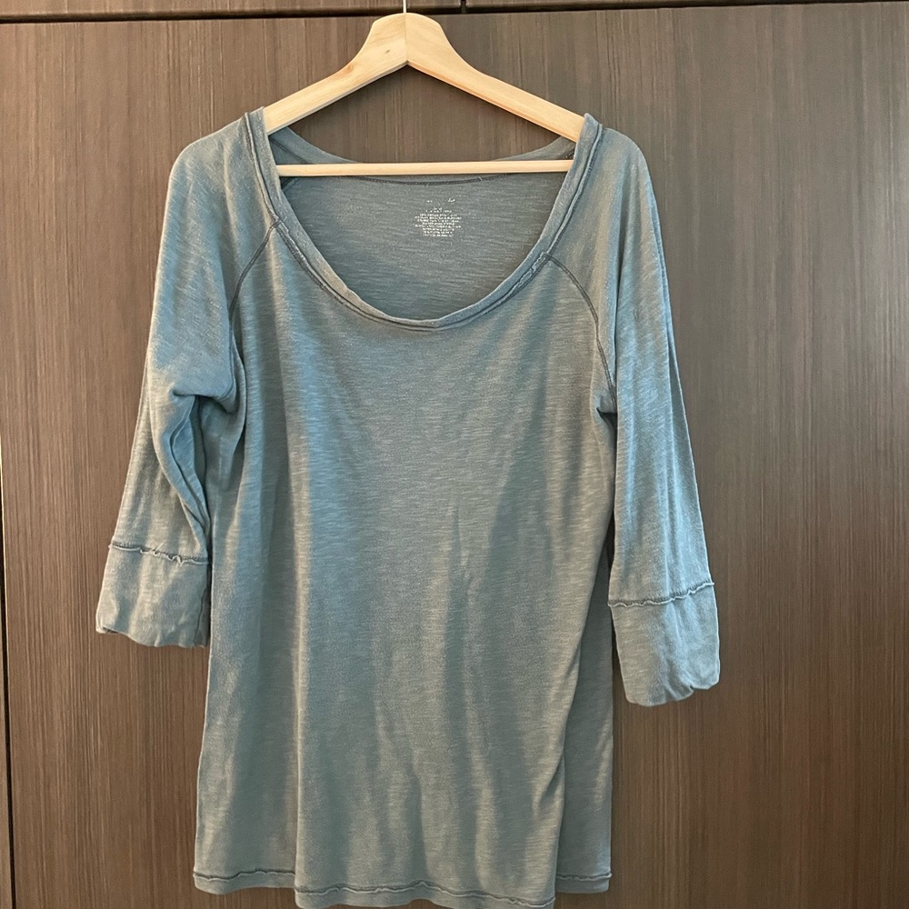 Mossimo Supply Co. Light Blue Long Sleeve Top